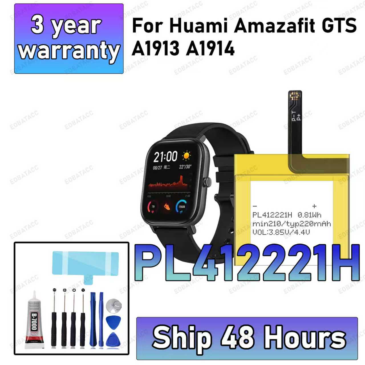 Smartwatch A1914 - 100% nueva batería nueva de alta