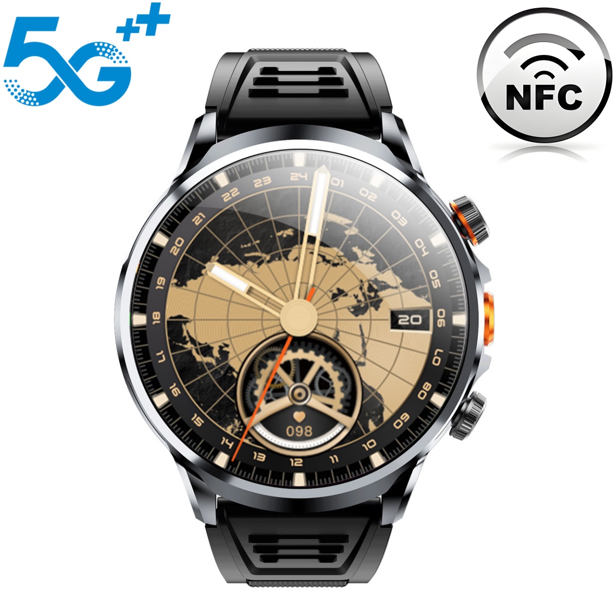 Smartwatch Instagram - Reloj inteligente H18 4G/5G llamada GPS