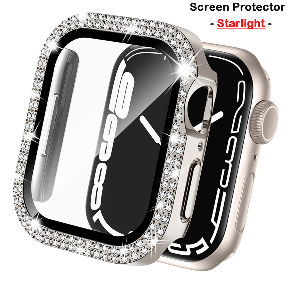 Smartwatch Band Accessories - Cubierta de diamante para Apple watch,