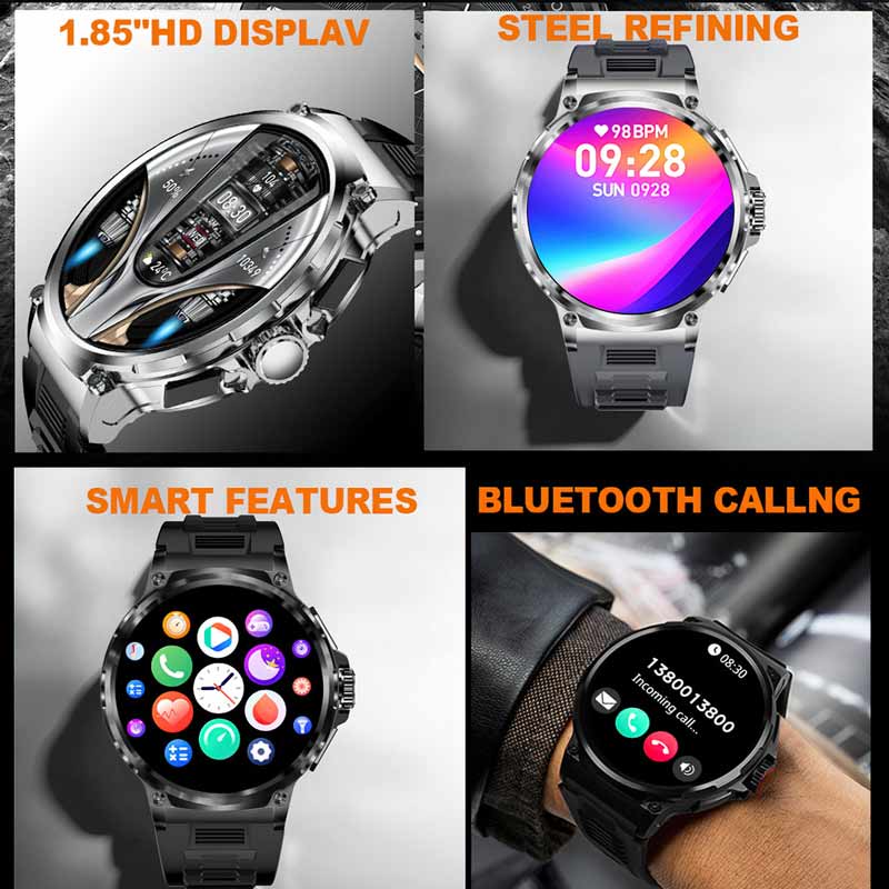 NORTH EDGE-reloj inteligente p - Smartwatch Instagram reseña y precio
