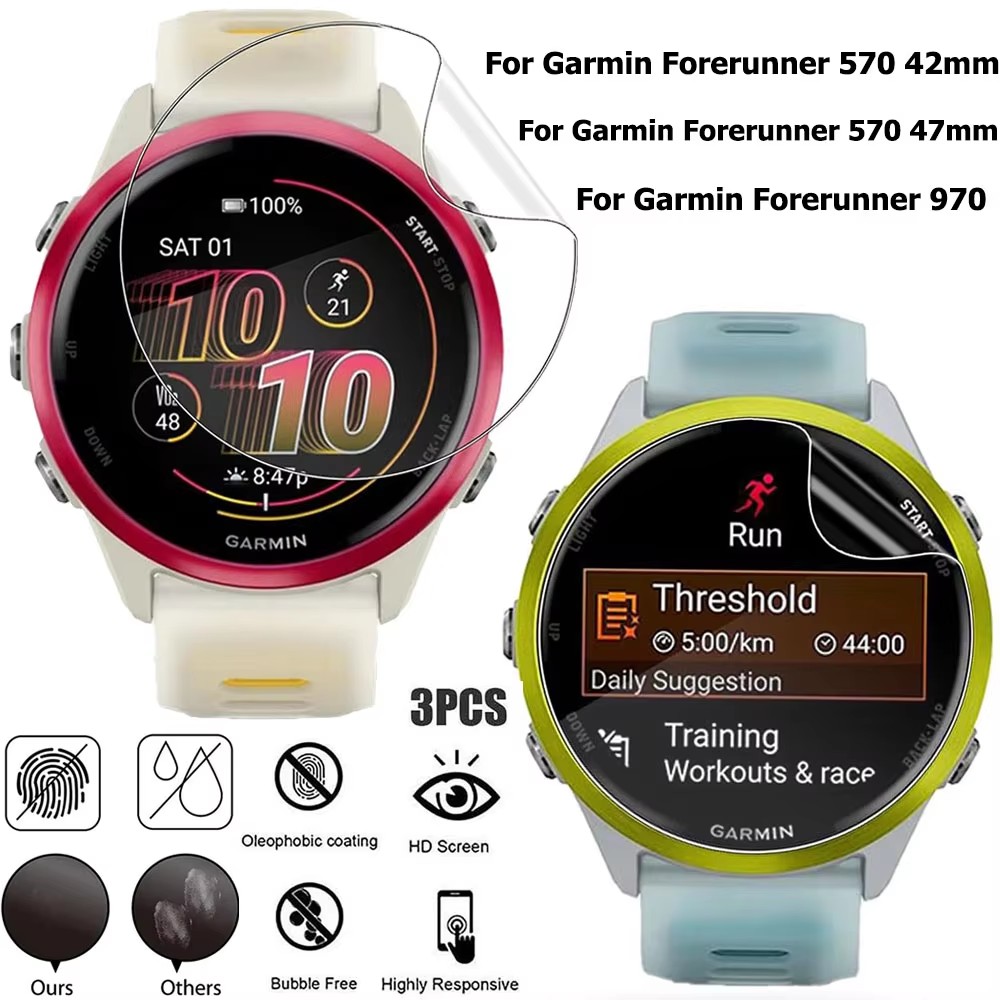 Película de hidrogel para relo - Garmin Smartwatch Accessories reseña y precio