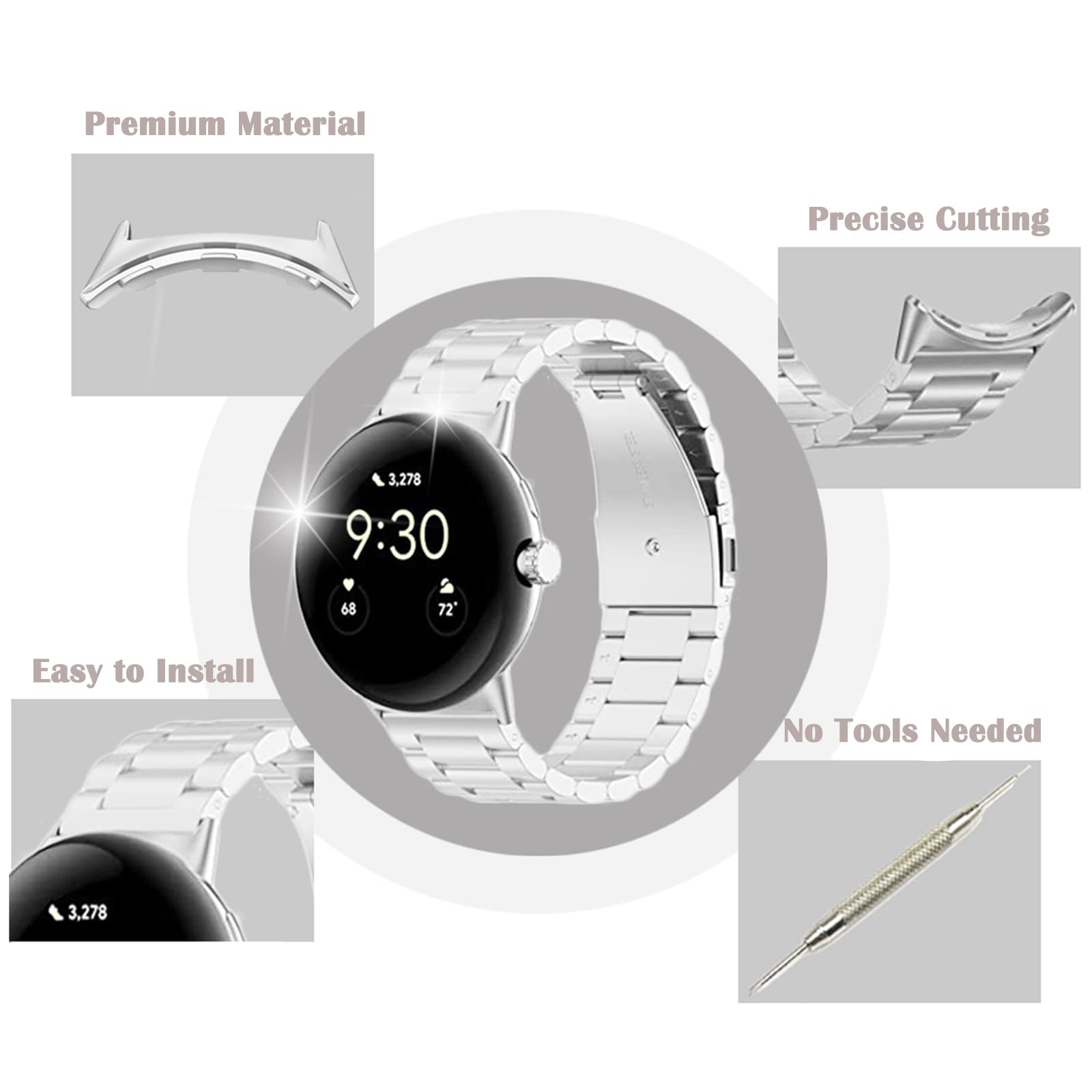 Conector de Metal para correa  - Watch Band Connector reseña y precio