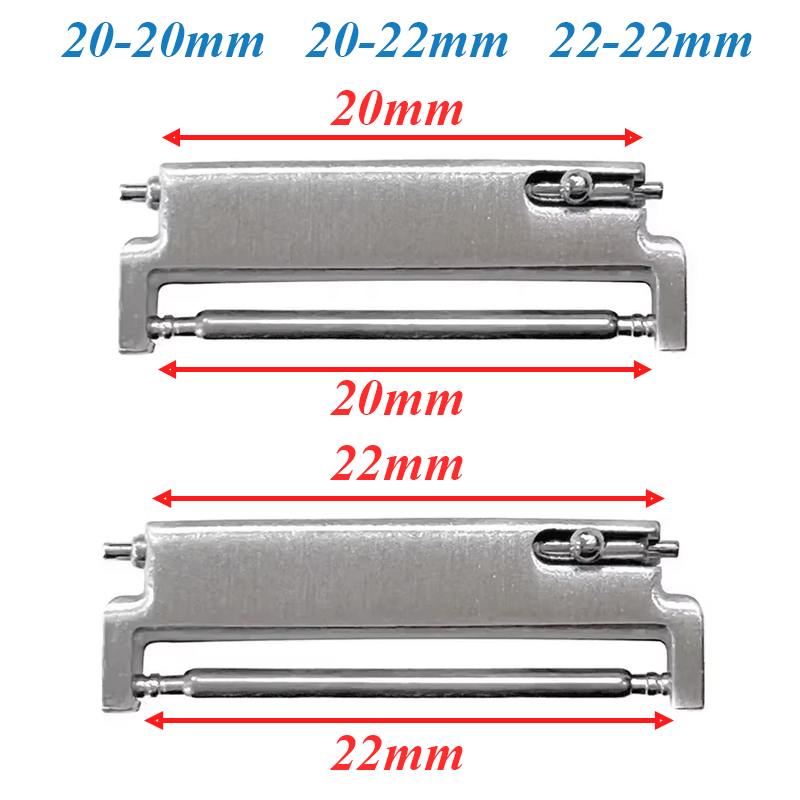 2 uds adaptadores de correa de - Watch Band Connector reseña y precio