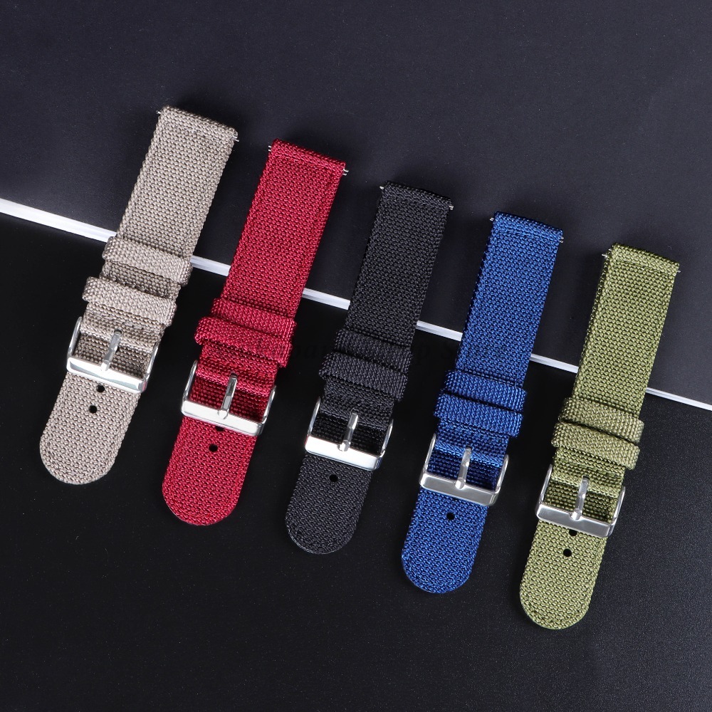 Correa de lona de nailon de 18 - Nylon Nato Strap reseña y precio