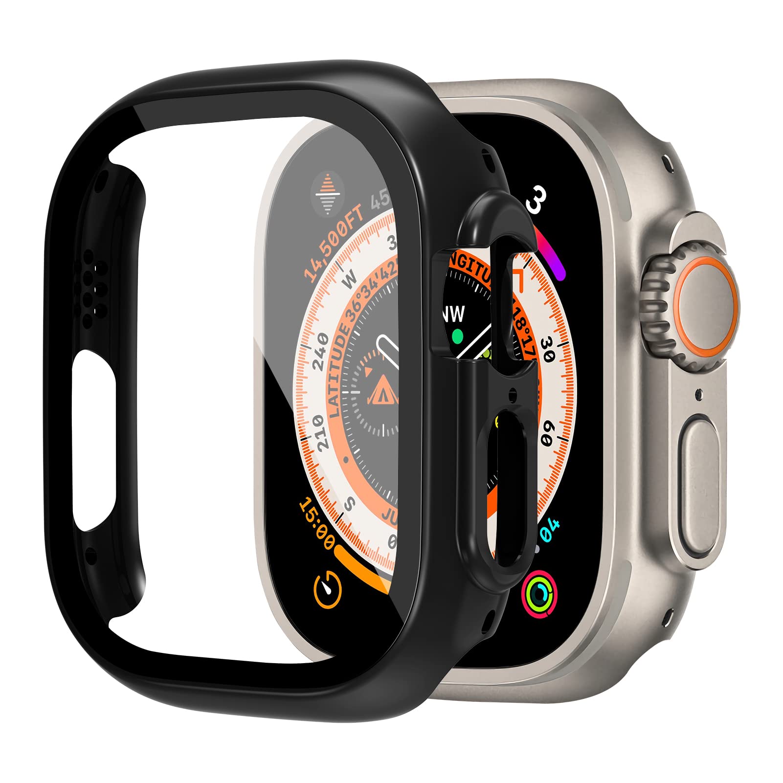 Vidrio + funda para Apple Watc - Smartwatch Band Accessories reseña y precio