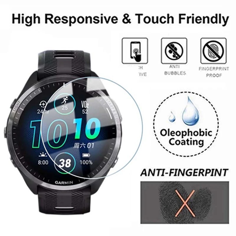 Película de vidrio templado pa - Garmin Smartwatch Accessories reseña y precio