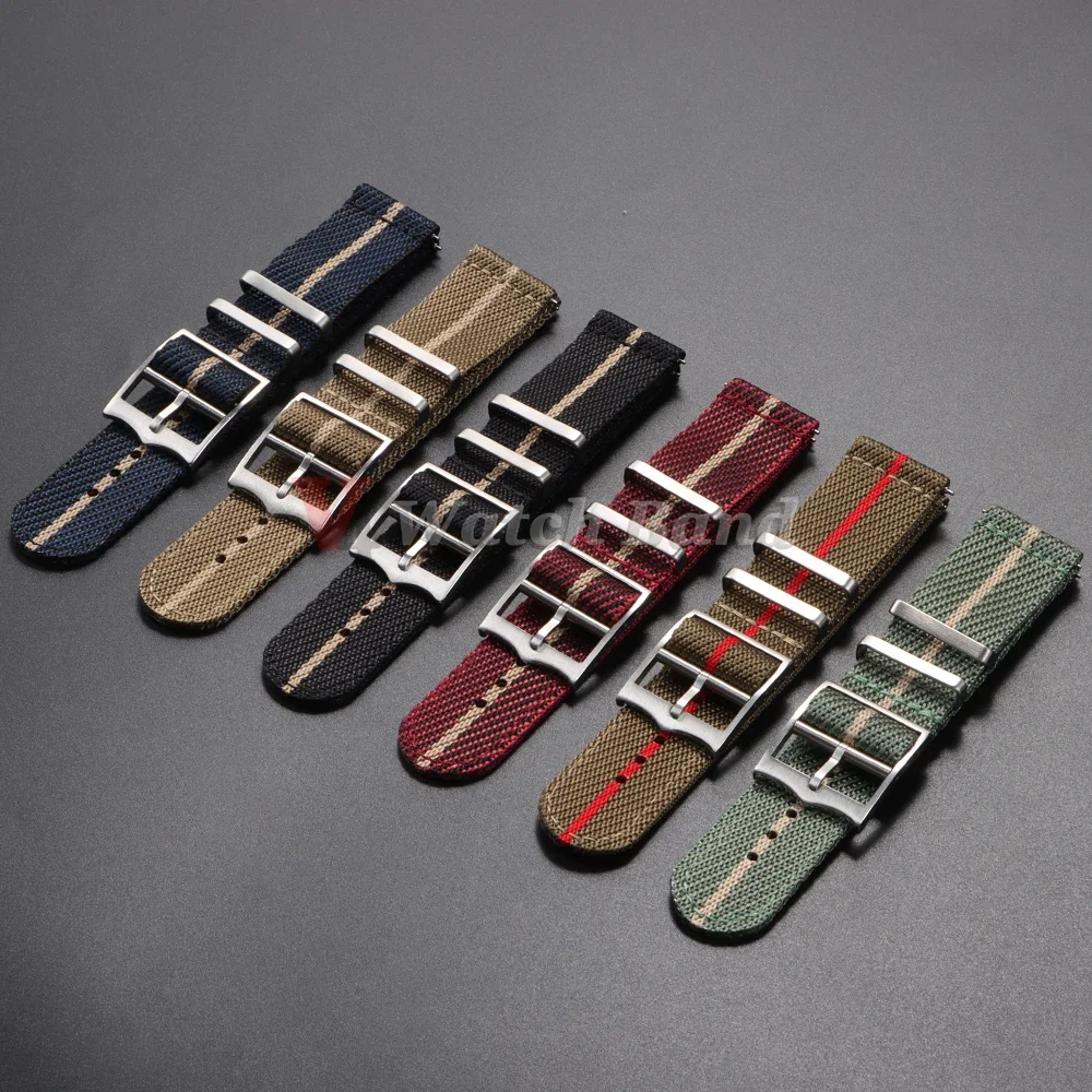 Correa de nailon de 20 a 22mm  - Nylon Nato Strap reseña y precio