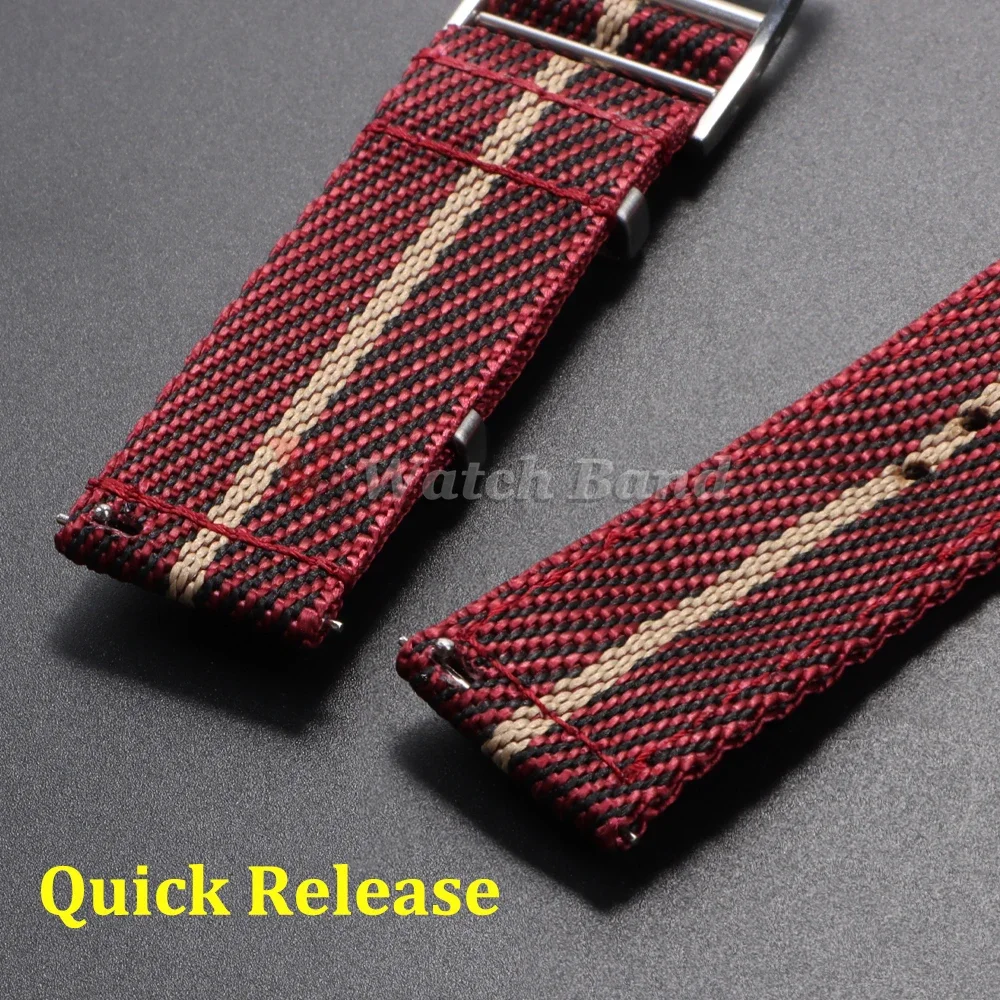 Correa de nailon de 20 a 22mm  - Nylon Nato Strap reseña y precio