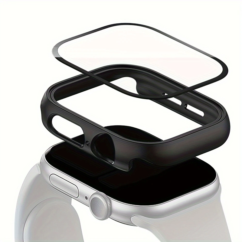 Vidrio + funda para Apple Watc - Smartwatch Band Accessories reseña y precio