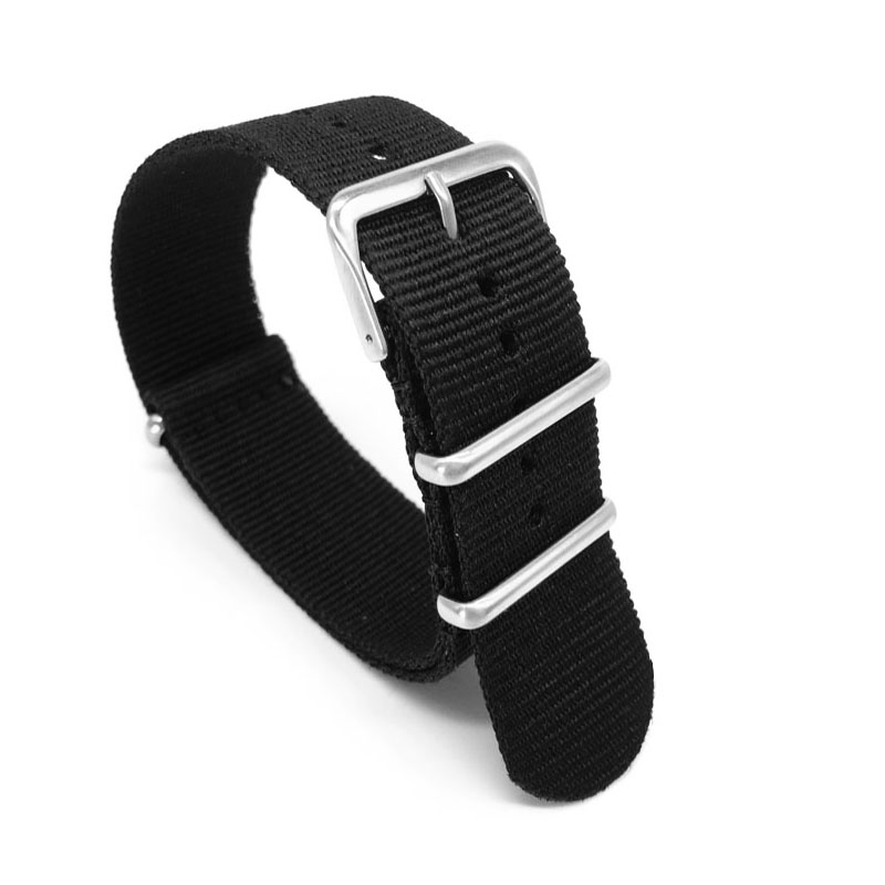Correa de nailon negra para re - Nylon Nato Strap reseña y precio