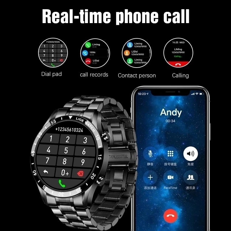 Reloj inteligente 2024 LIGE co - Smartwatch Instagram reseña y precio