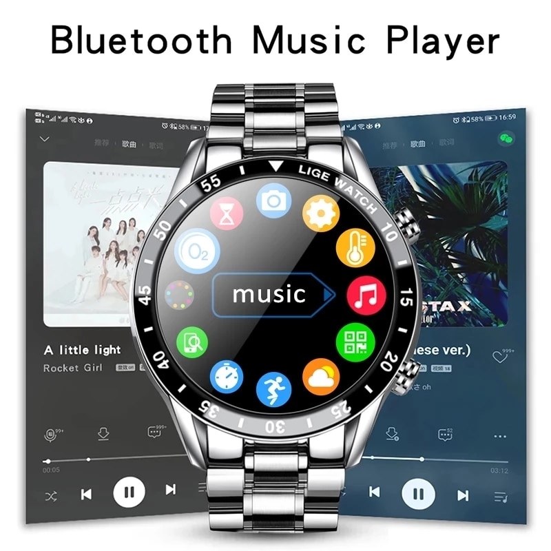 Reloj inteligente 2024 LIGE co - Smartwatch Instagram reseña y precio