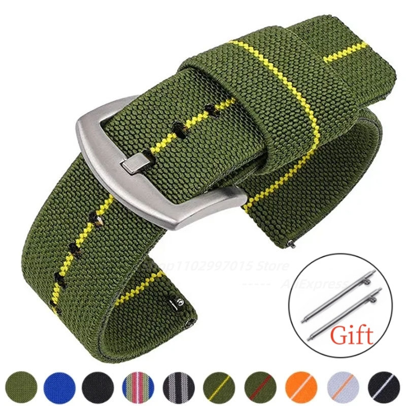 Correa de nailon para reloj de - Nylon Nato Strap reseña y precio